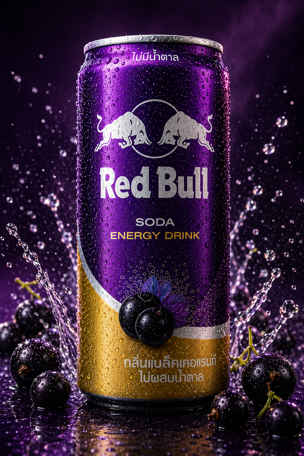 Red Bull Energy Drink Cassis – Pack de 24