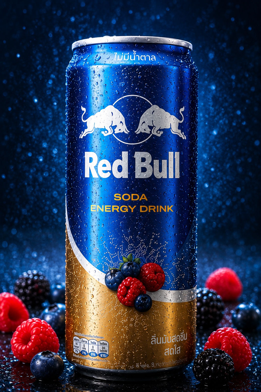 Red Bull Energy Drink Fruits Rouges – Pack de 24